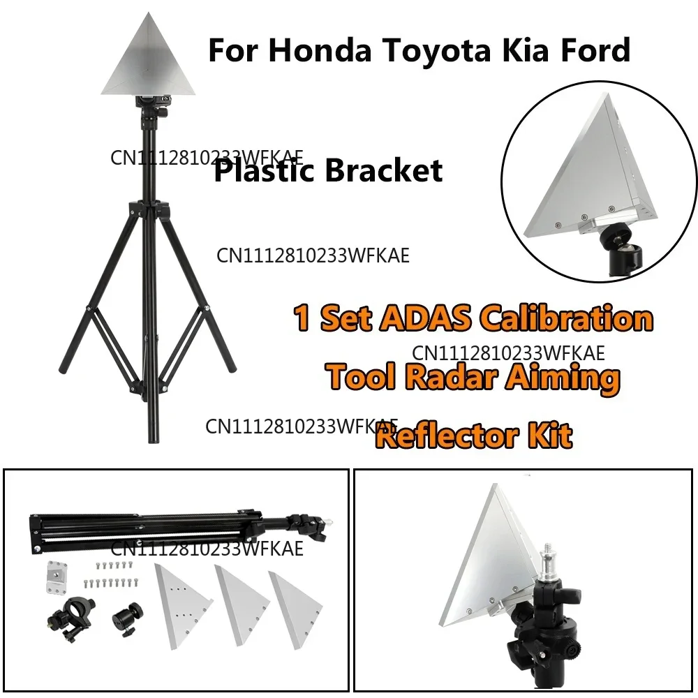 1 Set Plastic Bracket ADAS Calibration Tool Radar Aiming Reflector Kit For Honda Toyota Kia Ford Cars Specialist Spare Parts
