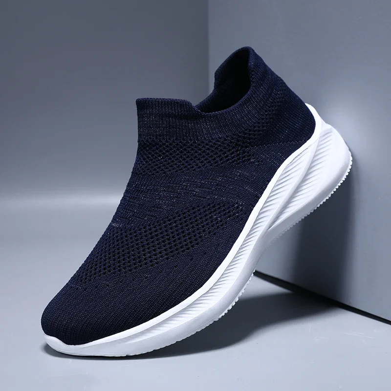 men's Casual sneakers New breathable casual sports shoes for men women thick-soled height-increasing loafers for couple walking