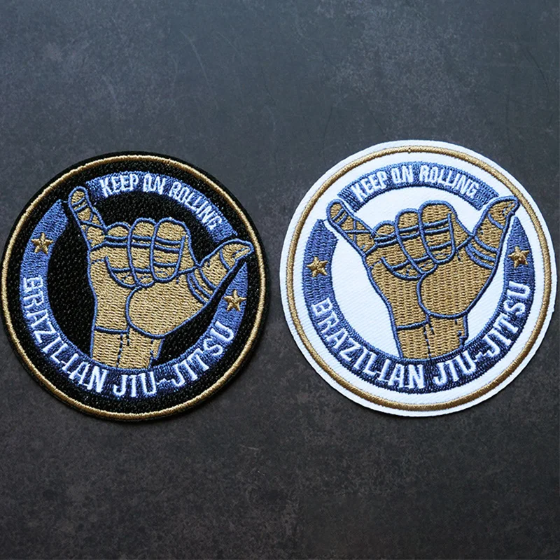 Brazilian Jiu JItsu Patches Embroidery for Gi DIY Custom BJJ Kimono