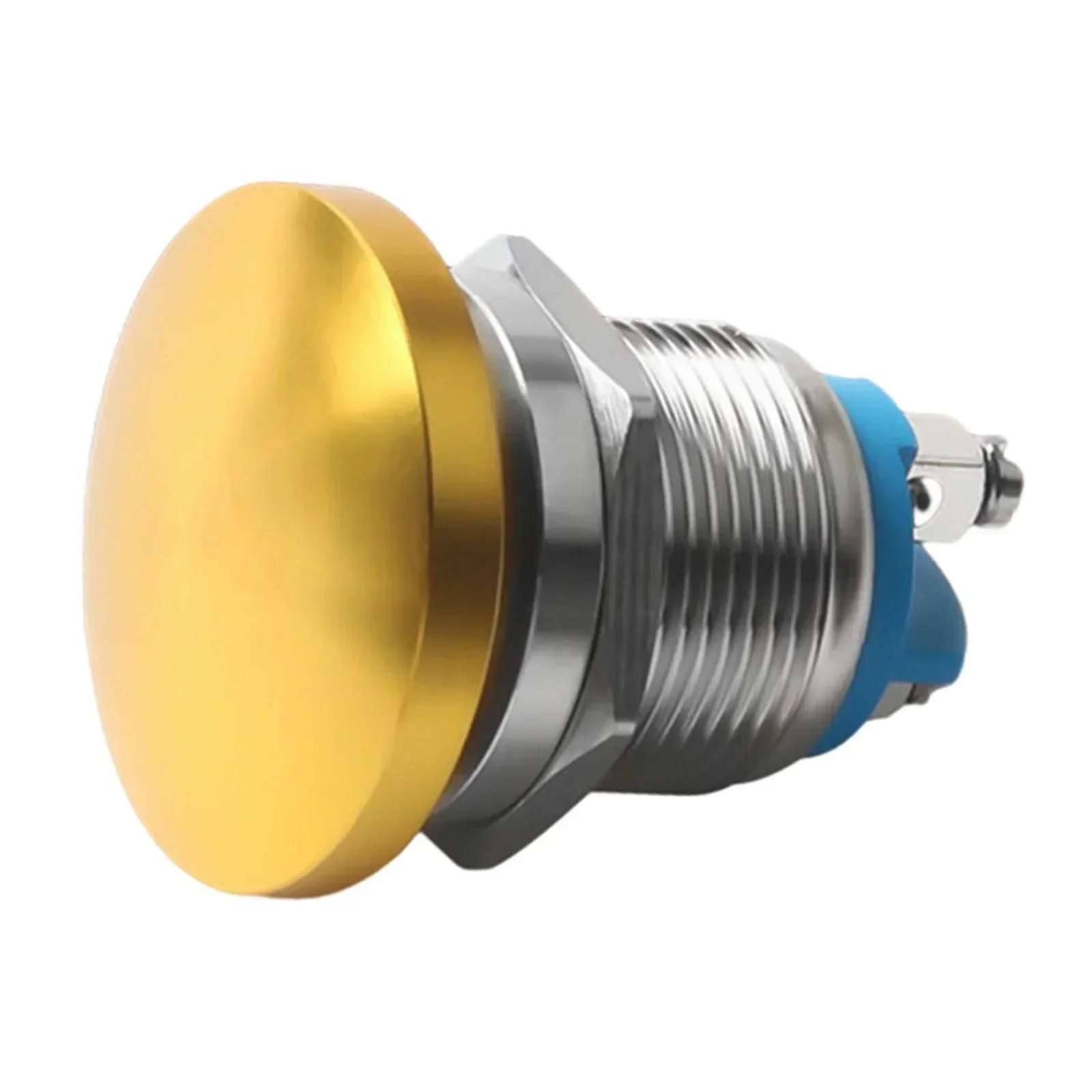 Кнопочный переключатель с грибовидной головкой самосброса, монтажное отверстие 22 мм, водонепроницаемость и пыленепроницаемость IP65, подходит для одной цепи
