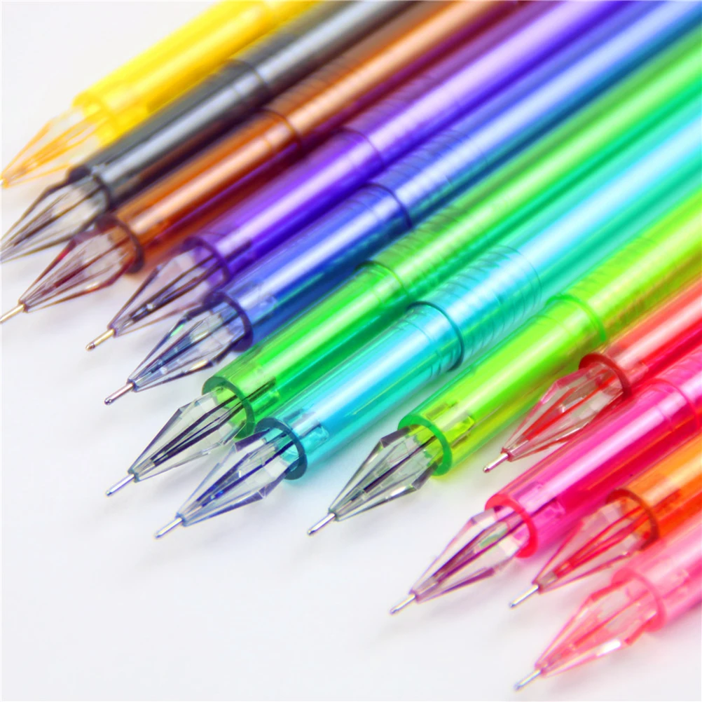 

12 Packs Coloured Pens Colorful Neutral Set Colored for Note Taking Assorted Crayons Multicolor Artist Gel