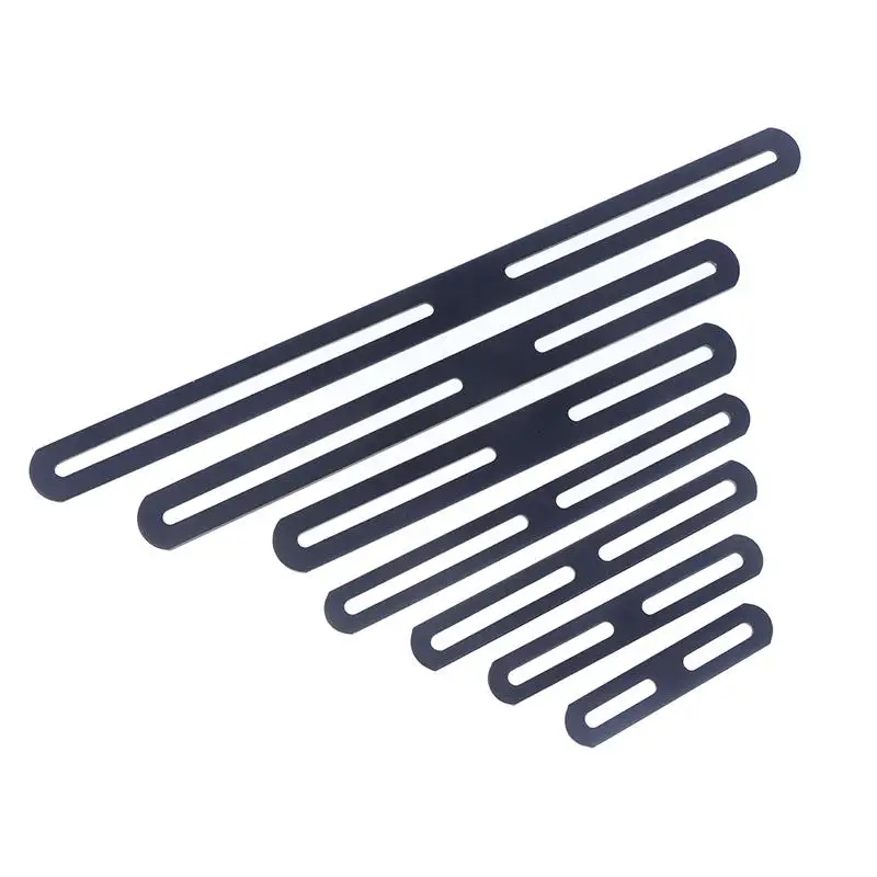 1Pcs 180 Degree Stainless Steel Thickened Flat Fixed Straight Angle Bracket Connector Black/Silver Furniture Holder