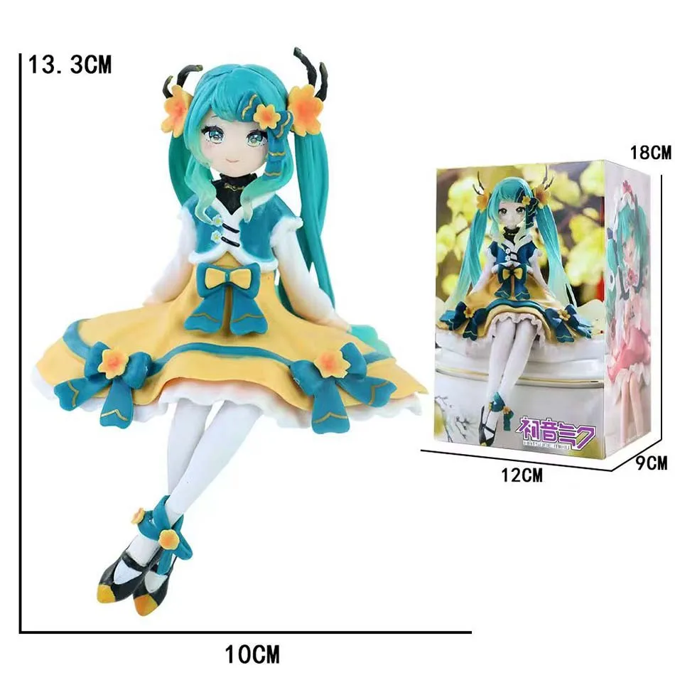 Nueva Figura de Anime de Hatsune Miku, Juguetes de Colección de Hadas de Flores, MIKU Kawaii, Figura de Acción de PVC, Muñecas de Dibujos Animados, Regalos de Cumpleaños