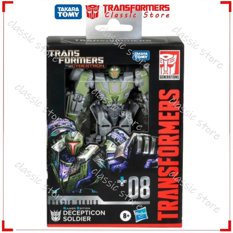 Op voorraad Klassieke Transformers Speelgoed Studio Series Gamer Edition SS-GE-08 Decepticon Soldier Cybertron Autobots Actiefiguren