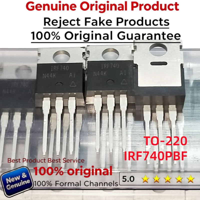 10-50PCS 100% New Imported Original  IRF740PBF IRF740 TO-220 MOS FET 10A 400V  High quality TO-220