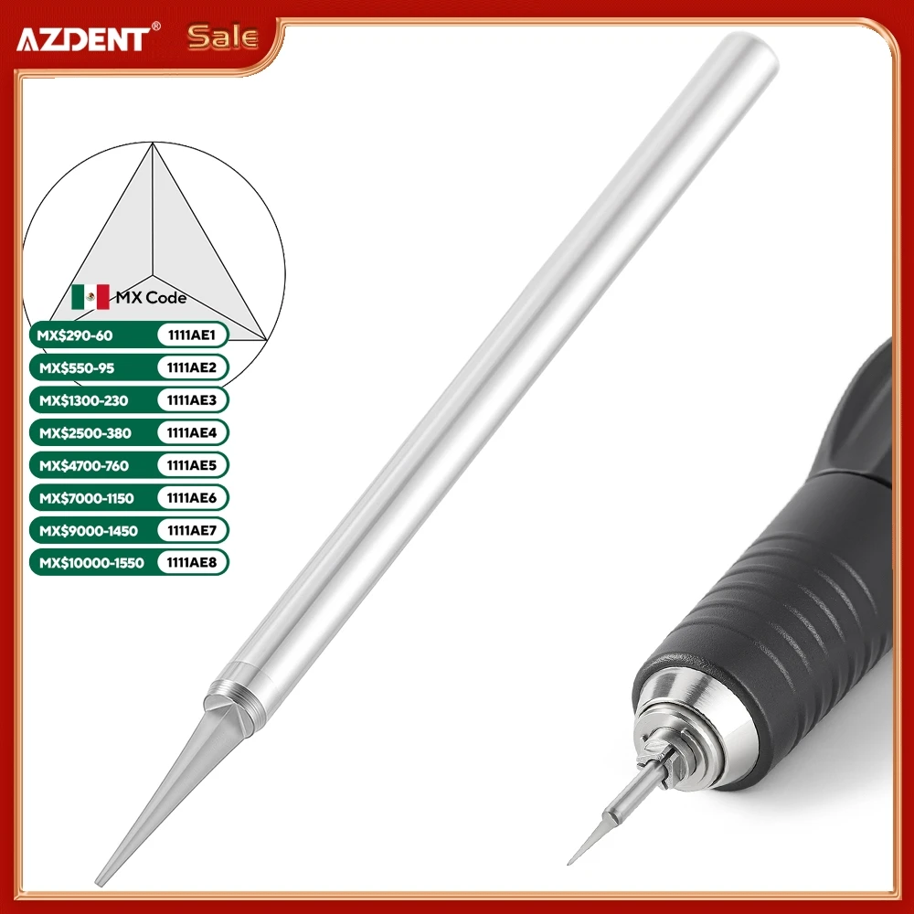 

1pc AZDENT Dental Orthodontic Retainer Cutting Tungsten Carbide Bur 5.Three Blades Burs HP2.35mm 5000-10000rpm