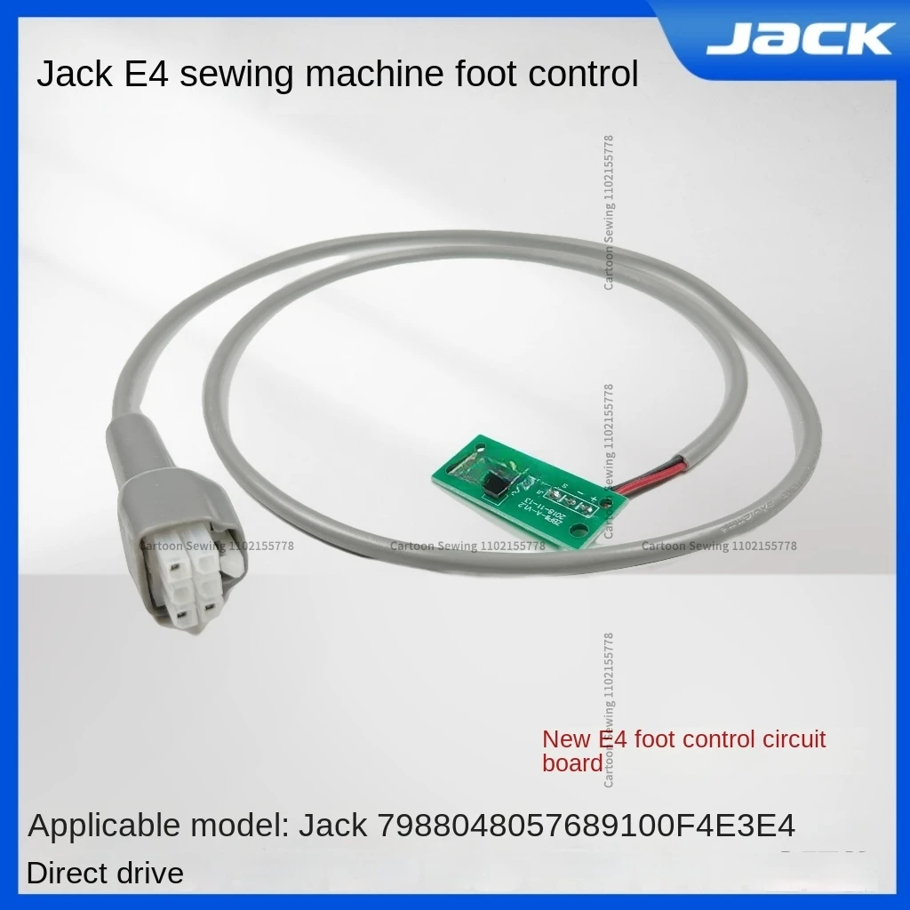 1 szt. Regulatora prędkości pedału płytka obwodowa sterująca 6 otworów 3 szpilki do Jack Bruce 798 804 805 E4 F4 W4 K4 E3 Overlock szycie