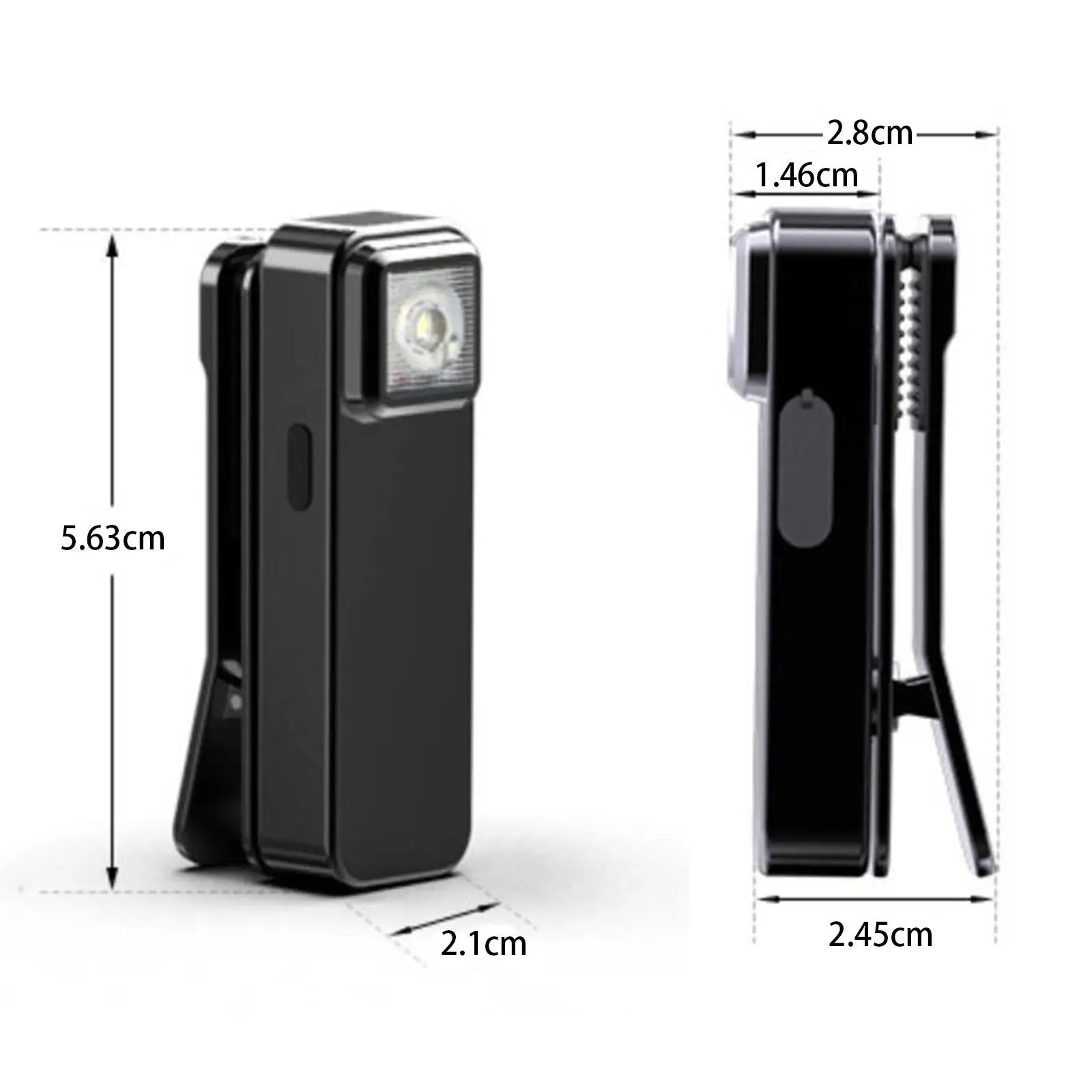 Clip on Hat Light Rotatable USB Rechargeable Adjustable Powerful Multipurpose