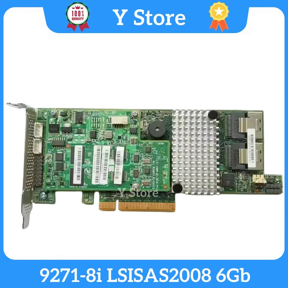 

Y Store For LSI MegaRAID SAS 9271-8i LSISAS2008 6Gb Array Card 1 GB Cache RAID Card Fast Ship