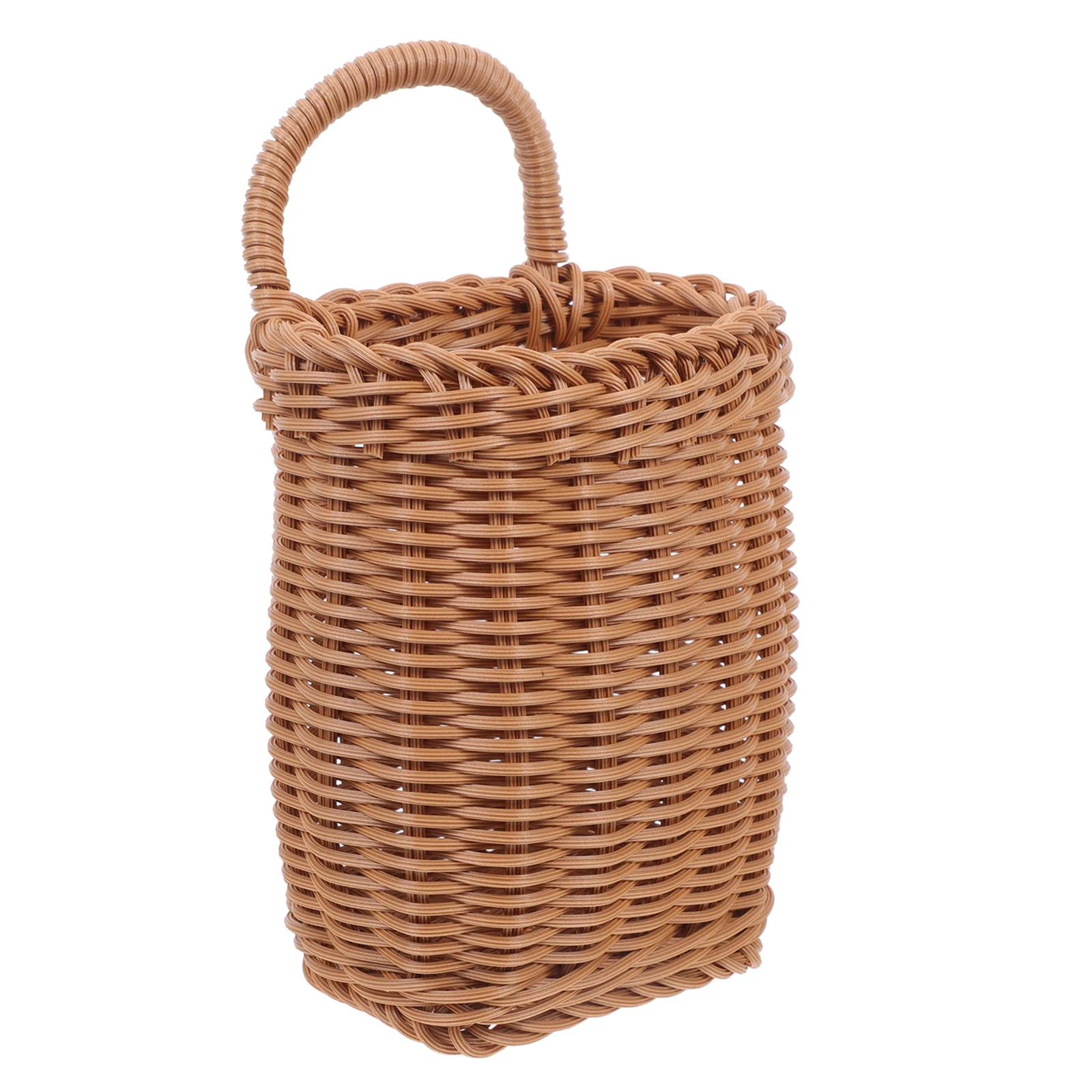 

Wall Hanging Storage Basket Woven Decor Front Door Hammock Rattan Planter Seagrass Basket Vegetable Fruit Container
