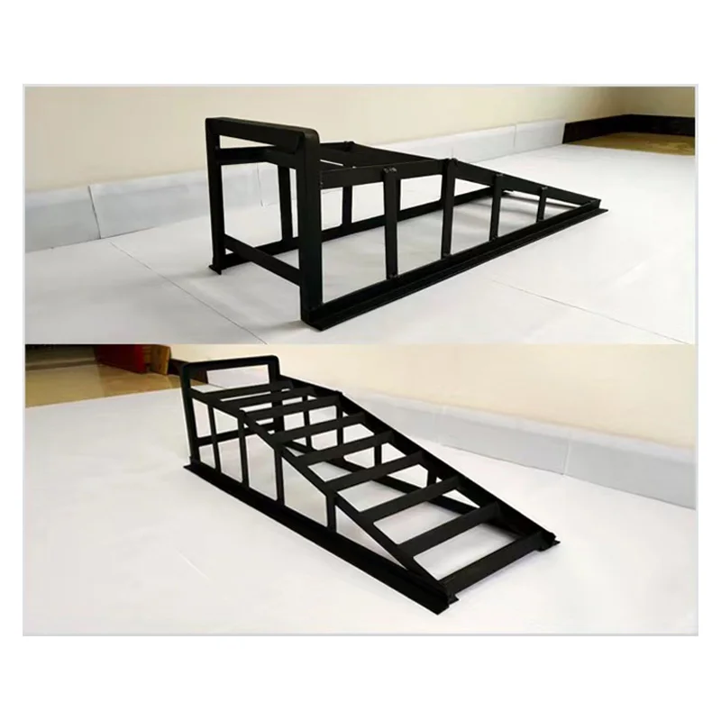 2pcs Economic 2t Car Washing Ramps Auto Oil Changer Bracket Maintenance Chassis Elevation Bracket Car Maintenance Climbing Tools