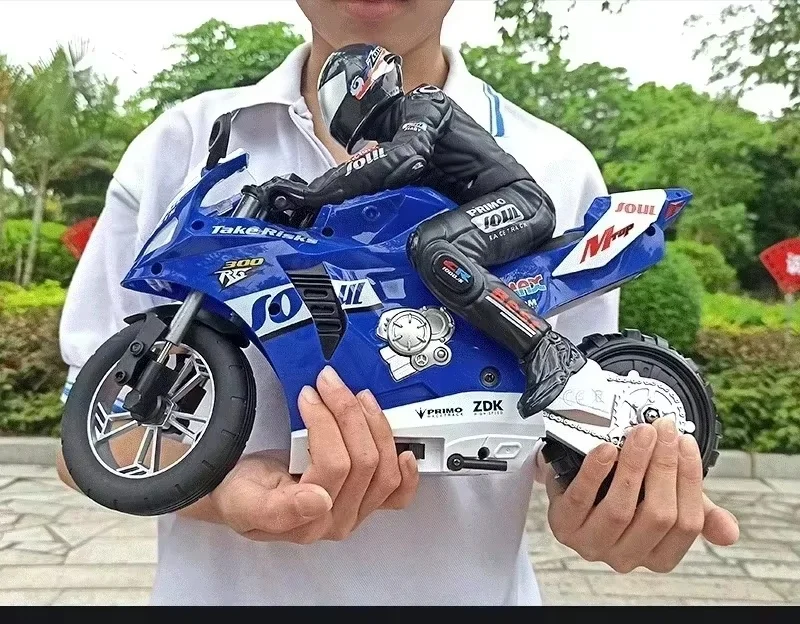 New Rc 1:16 Motorcycle High Speed Drift Rotation Stunt Standing Stunt Balance Remote-controlled Motorcycle Remote Control Toy