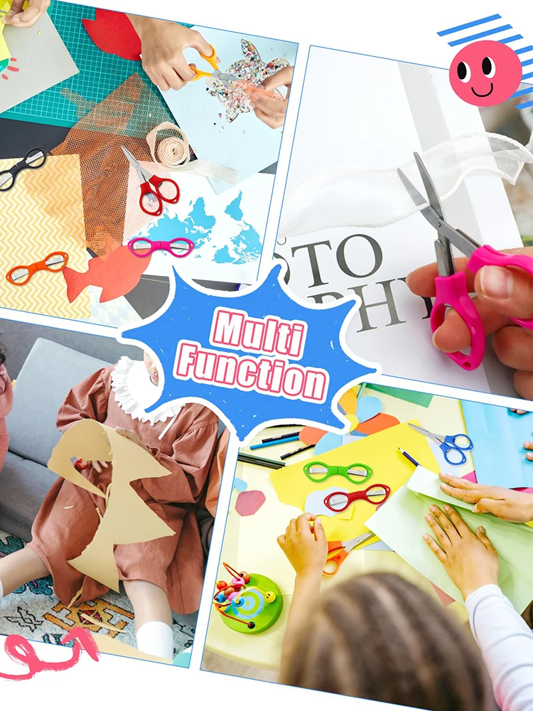 50 шт., карманные складные ножницы из нержавеющей стали