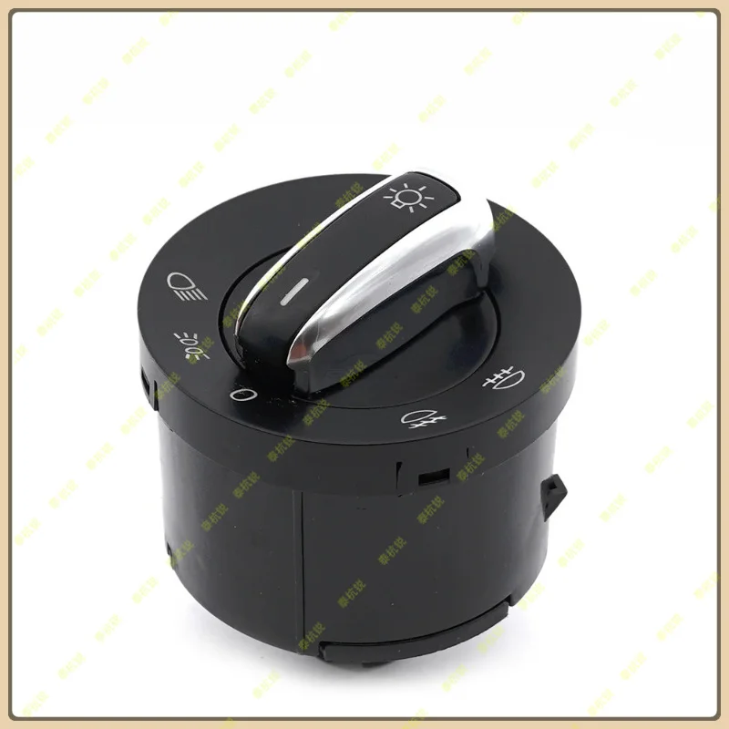5ND941431A Chrome Car Headlight Switch Fog Lamp Light For VW Golf 5 6 Passat B6 Amarok ALHAMBRA Control Key Button Knob 10Pins