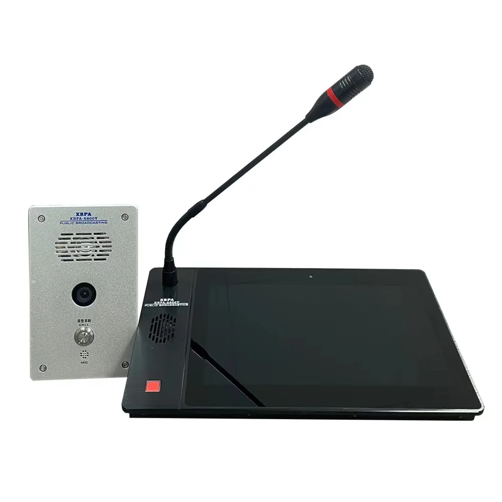 

SOS TUYA Intercom Video Door Phone System Audio-Video Alarm with Command Center & Two-Way Microphone Call Feature