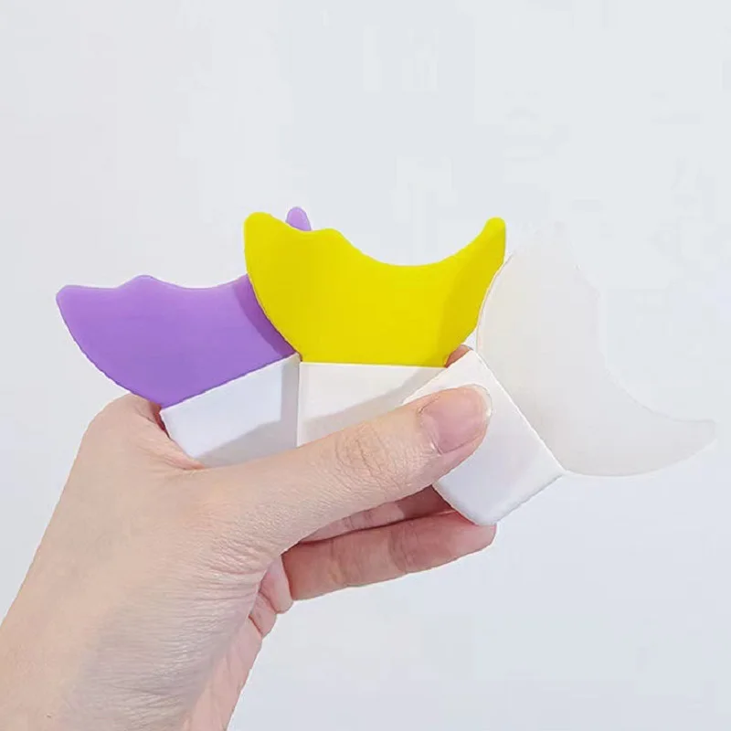 Eyeliner Template Silicone Eye Makeup Stencils Eyelash Baffle Mascara Shield Applicator Guard Pads Eyebrow Eyeliner Shaping Tool view 5