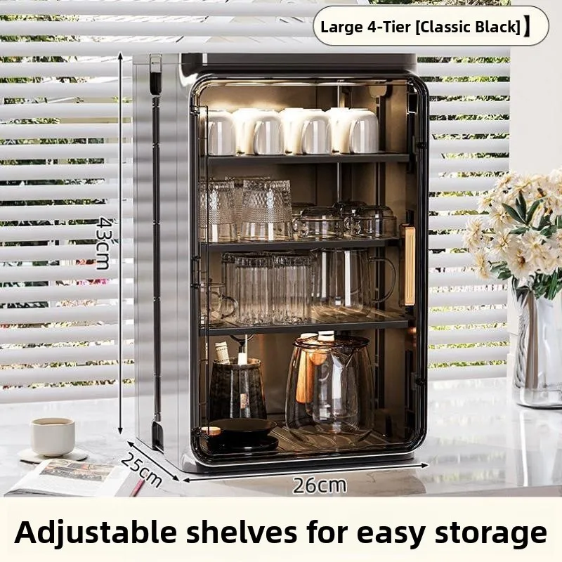 

Large Capaci Cup Holder Dustproof New Sle Women's Water Cup Student Dining Utensils Bar Counter Display Storage Office