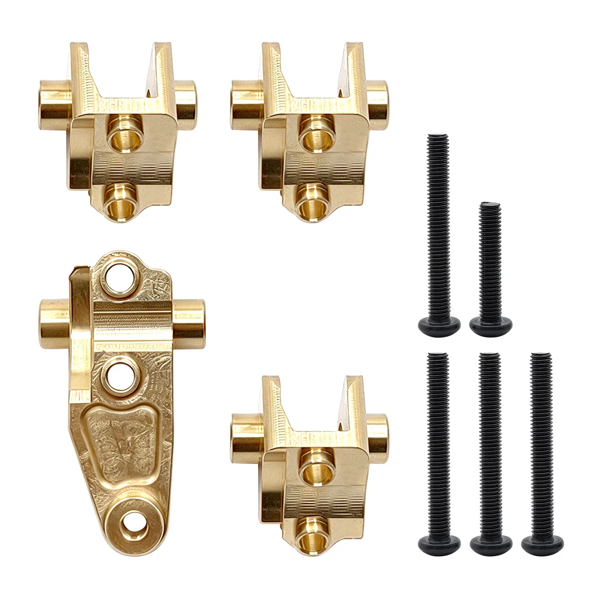 Compatible With 1/10 RC Car R1001 R1002 R1003 R1004 R1005 R1006 R1011 R1012 R1013 R1014 R1015 R1016 Brass Tie Rod Mount Upgrade