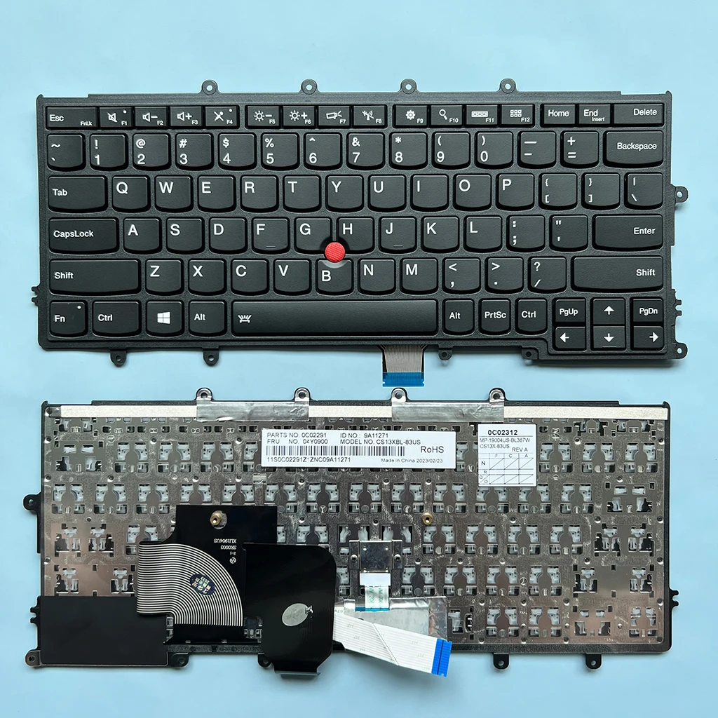 

X240 US Backlit Keyboard For Lenovo X240 X230S X240S X250 X260 X260S X250S 0C02291 04Y0900 9A14614 CS13XBL-83US Laptop Point