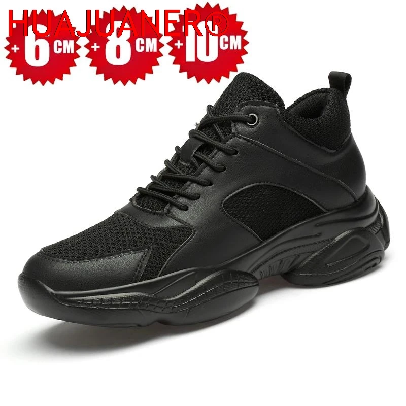 

Unisex Breathable 6/8/10cm Insole Height Increase Shoes Men Mesh Thick Bottom Causal Sneakers Women Non-Slip Sports Walking Shoe
