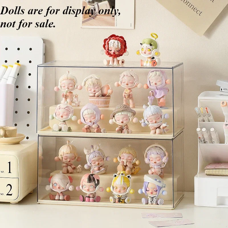 

2PC Blind Box Storage Display Stand Acrylic Transparent Lego Hand-made Decoration Display Cabinet Dust-proof Display Box