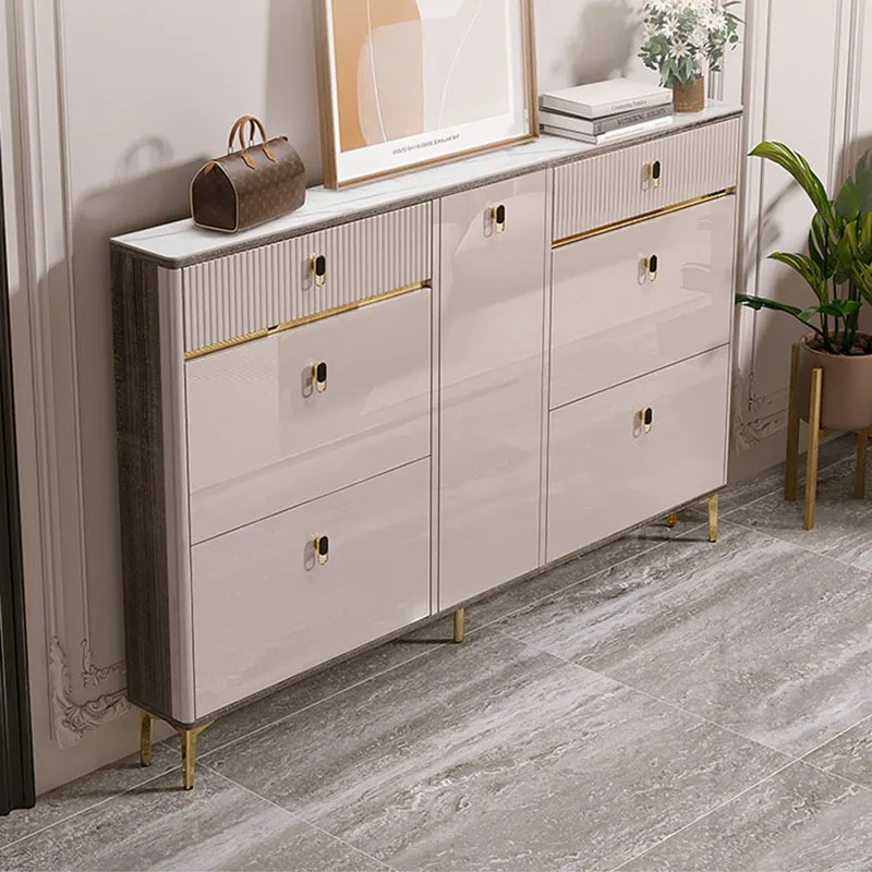 Luxury Show Shoe Cabinet Organizer Storage V Living Room Replica Designer Luxury Shoe Shelf Designer Zapatero Lounge Furniture