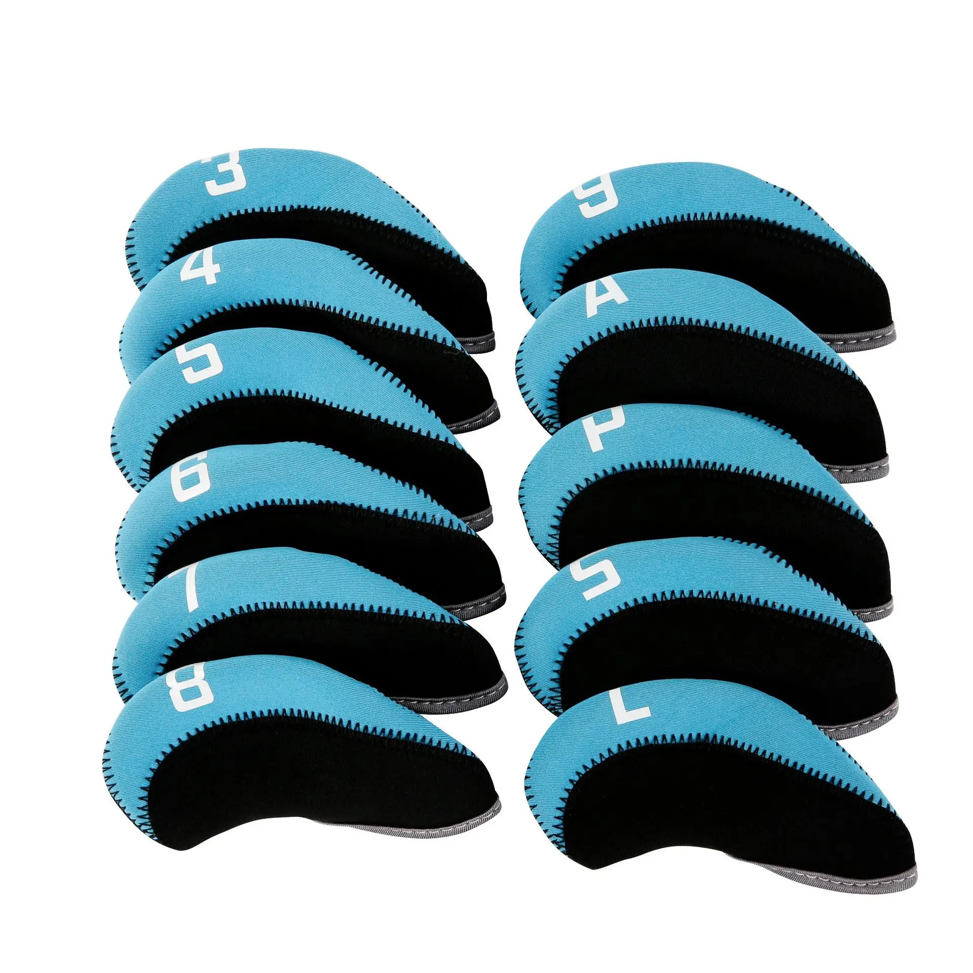 New Golf Iron Head Covers 1 Set Putter Headcover Protector, Lightweight Durable Portable Universal Irons Clubs