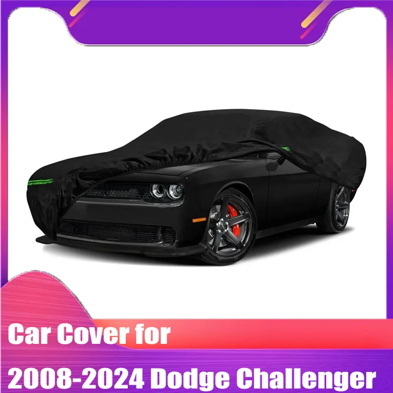 

Car Covers for 2008-2024 Dodge Challenger for Snow Rain Waterproof All Weather Replace Dust Hail Protection
