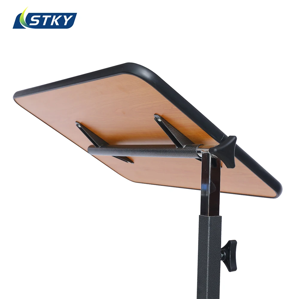 أثاث المستشفى الشهير المحمول المائل فوق طاولة السرير طاولة عشاء المريض مع عجلات #4