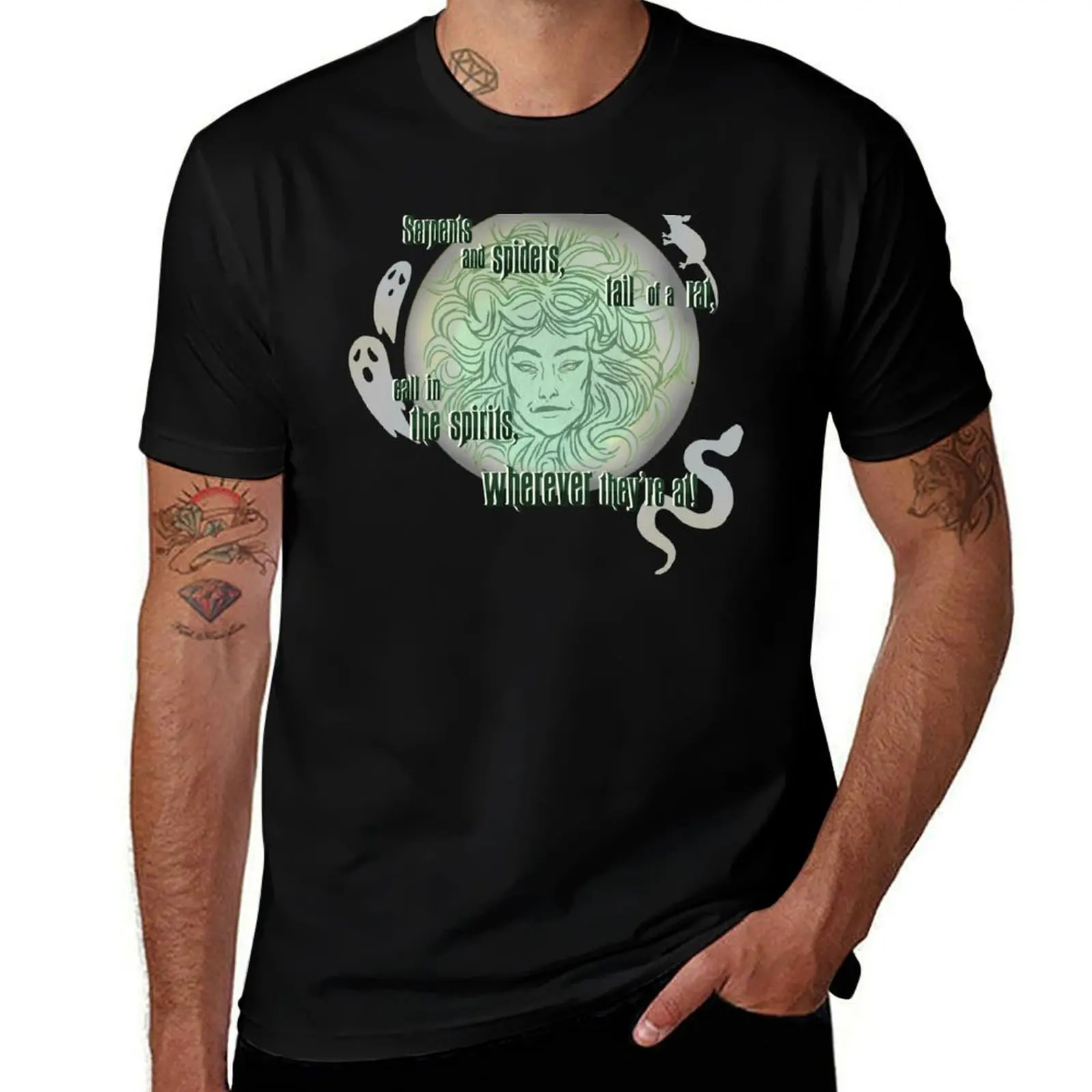 

Call in the Spirits! T-Shirt t shirt man cotton graphic t shirts for man T-Shirt