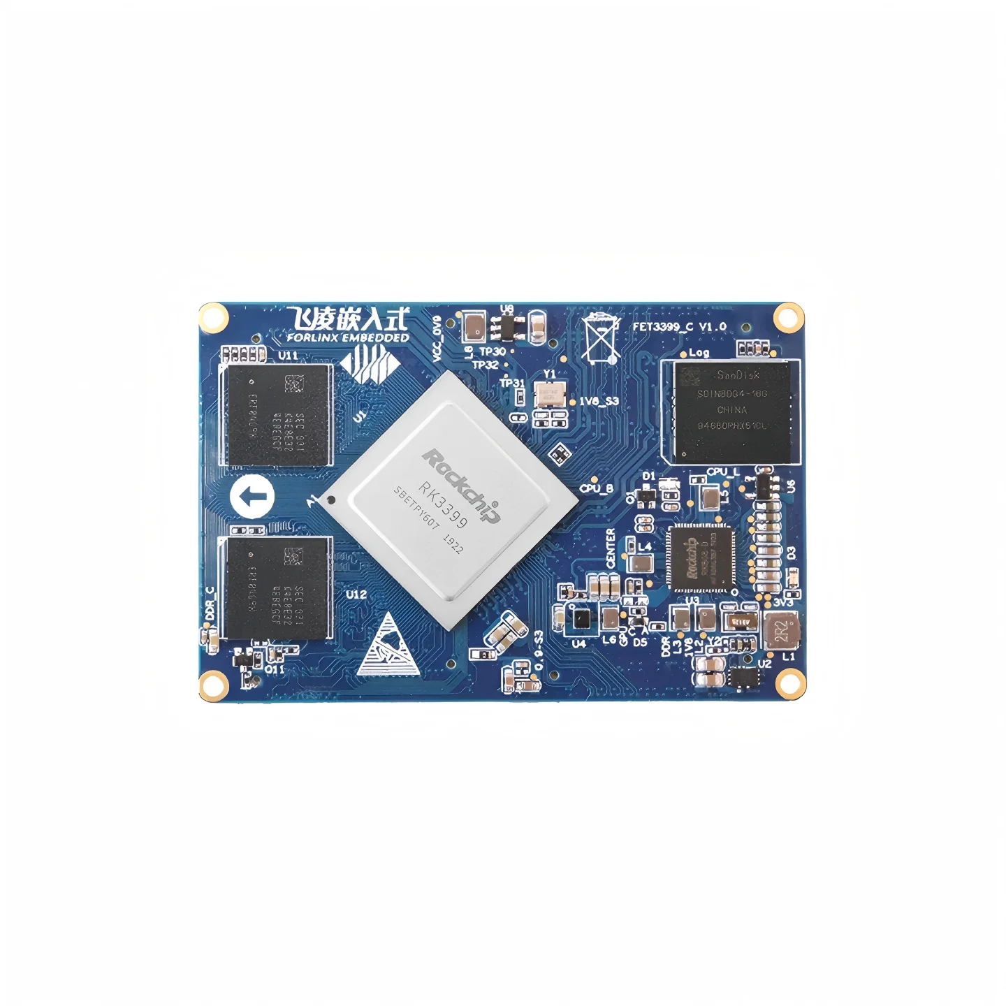 RK3399 AI 5G Face Recognition 4K HD Edge Computing Core Board