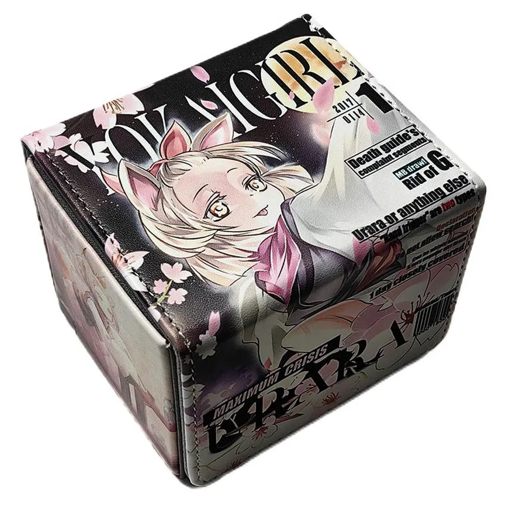 Diy Self Made Yu-Gi-Oh! Ash Blossom Joyous Spring Card Storage Box High End Leather Card Storage Box Anime Card Gift Toy