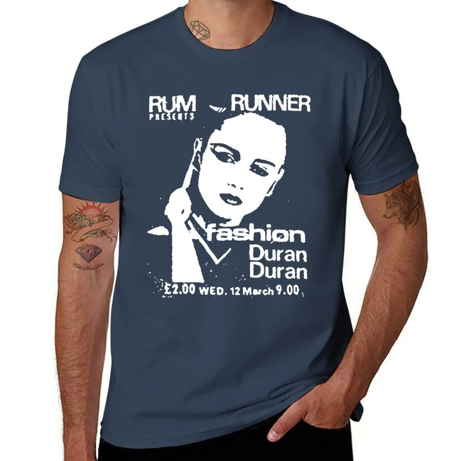 

Rum Runner Nightclub Flyer 80s (DarkTee Version) T-Shirt anime t shirts for man man t shirt designer T-Shirt