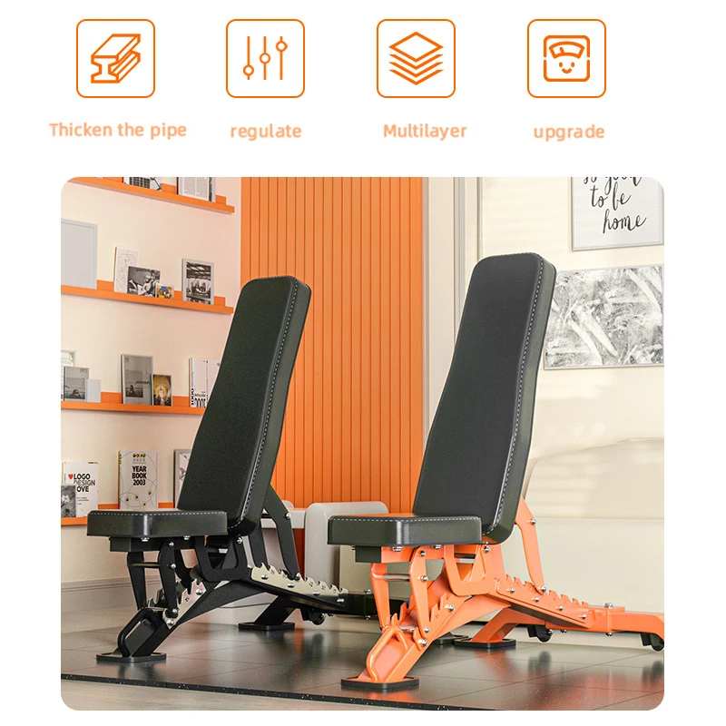 Adjustable Weight Bench, Foldable Workout Benches For Home Gym, Backrest Position Exercise Bench For Strength Training