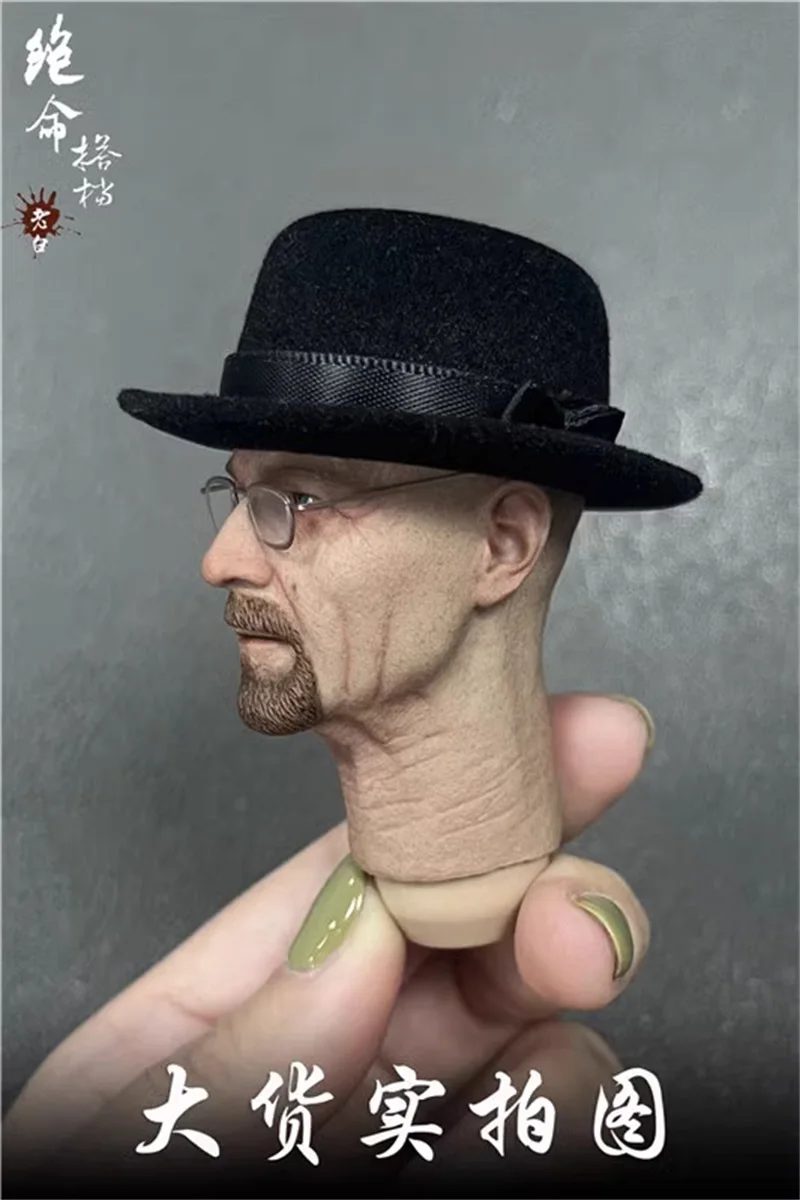 In magazzino 1/6 The Breaking Bad Series anziani White Guy Man Male Head Sculpt Carving per 12 "PH COO DAM Action Figure