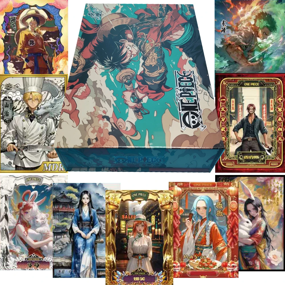 

Коллекционные карточки One Piece: Классические популярные аниме-персонажи высокого качества для детей, креативные сувенирные карточки, подарок на день рождения