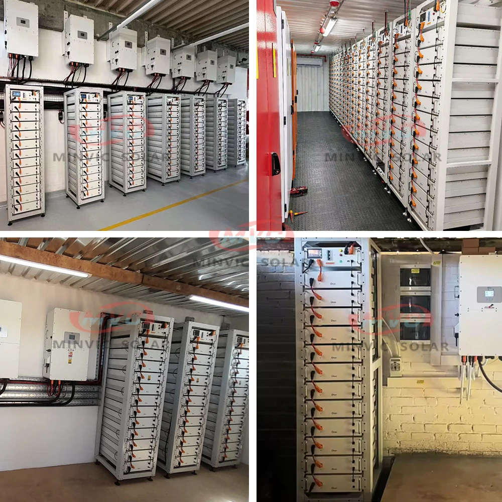 Sistem Tenaga Hibrida Surya Baterai Li-ion TLF Deye BOS-G Tegangan Tinggi 20kWh 30kWh 60kWh Baterai Lithium LiFePO4 5.12kWh Kontrol