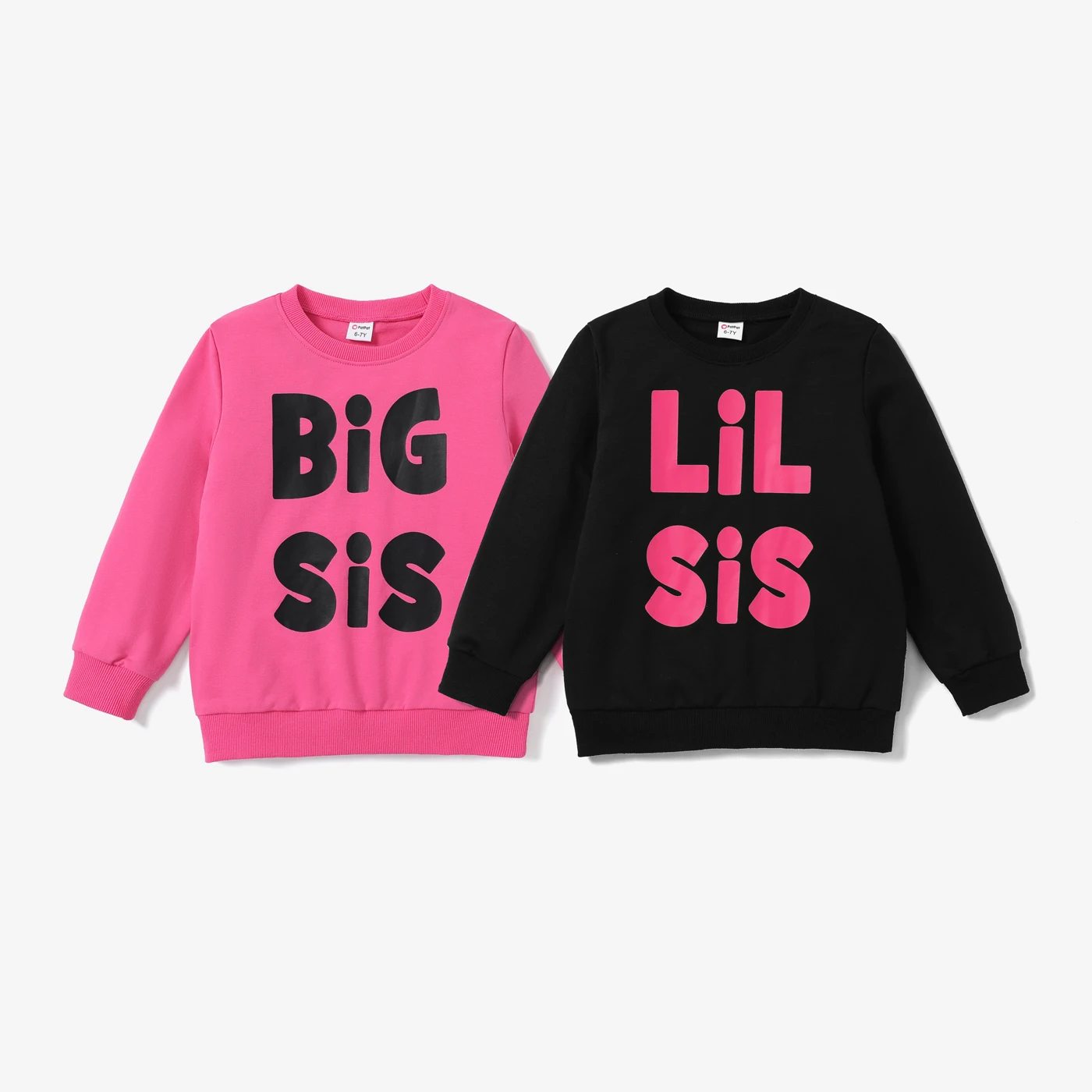 

PatPat Fashion Kids Letter Print Round Neck Long Sleeve Sweatshirt Girls Casual Comfortable Daily Wear