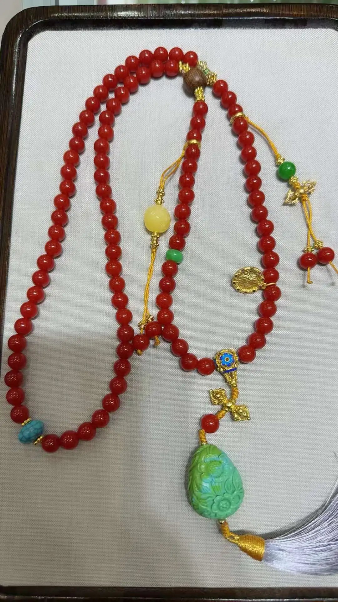 New Natural Red Chalcedony Jade Handmade Elegant  Agate Jewelry Best Jades Pendant Necklace Fine Jewellry