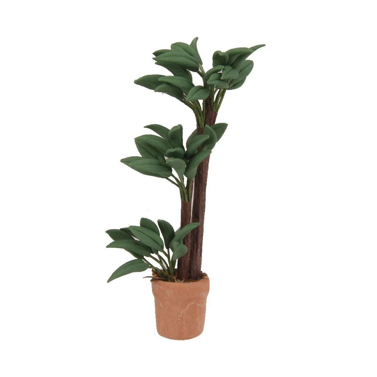 Mini Bonsai Brasiletto 1 12 Miniature Plant in Ceramic Pot Adjustable Iron Wire Leaves Ideal Decor Not for Children