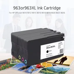 For HP 963 963XL Ink Cartridge For HP OfficeJet 9010 9020 9012 9015 9018 9022 9023 9025 9026 9027 9028 Printer طابعة