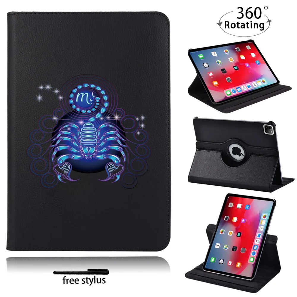 360 Degrees Rotating PU Leather Flip Cover Case for Apple IPad Pro 11