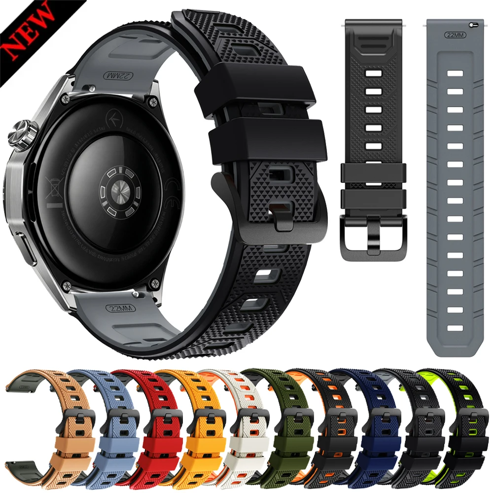 22mm Weiches Silikonarmband für Realme Watch 3 2 S Pro S2 Uhrenband für Xiaomi Watch 5 S4 S1/Redmi Watch 5 Lite/Active Armband