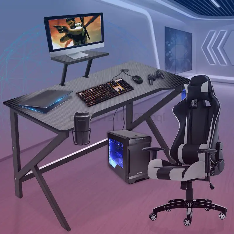 Computer Gamer Desk Home Esports Escritorio Bedroom Room Desks Simple Modern Bureau Student Mesas Rental Table For Laptop HWC