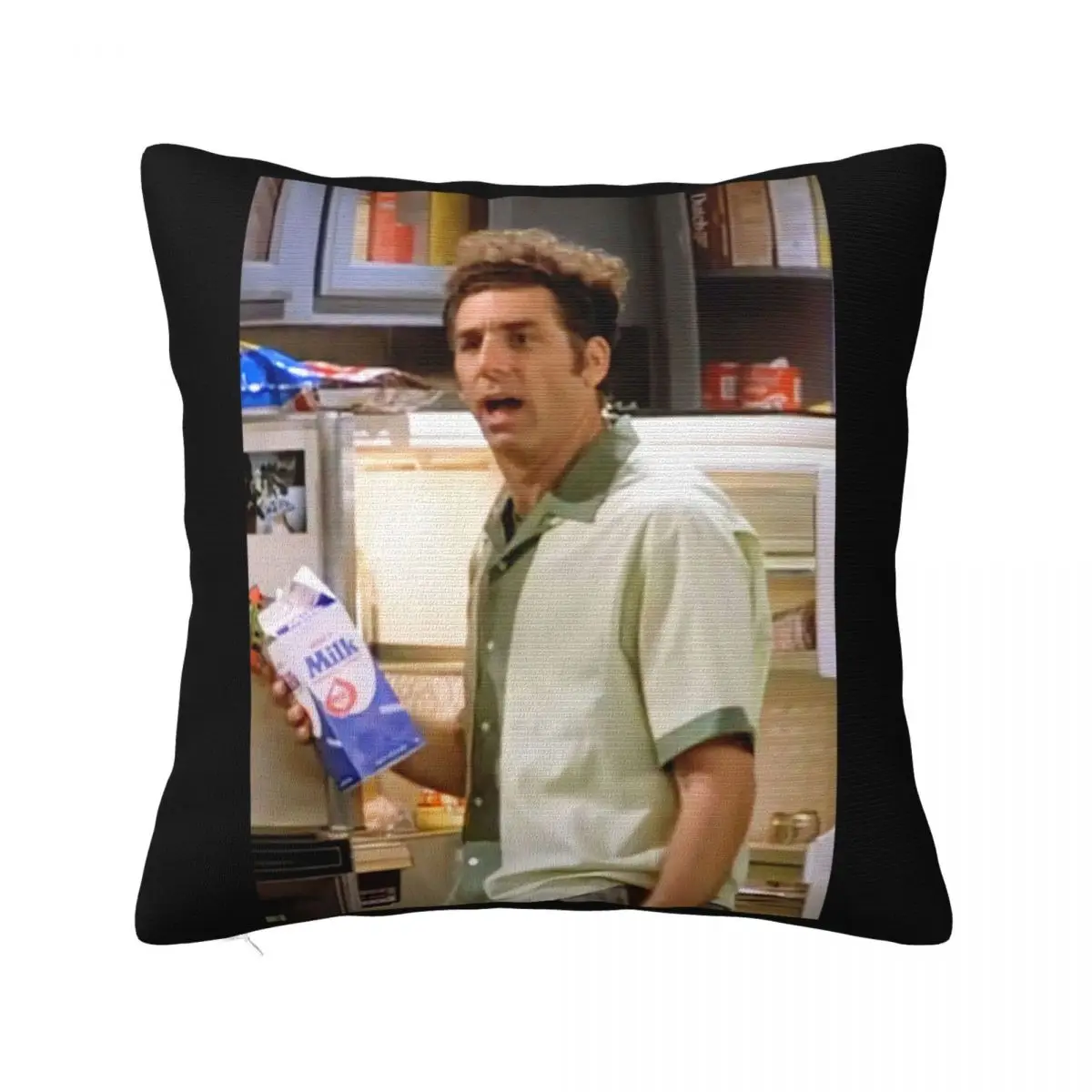 Kramer From Seinfeld Milk Carton Mens Soft Fit New Sml Xl 2X 3X Youth Fresh Design Pillow Case