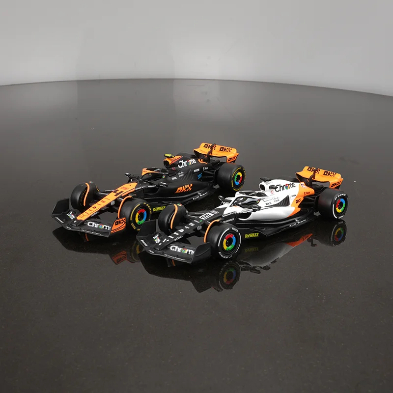 In Stock New Bburago 1:43 Monaco Singapore Grand Prix Mclaren Mcl60 Alloy Miniature Diecast Model Triple Crown King Car Toy Gift