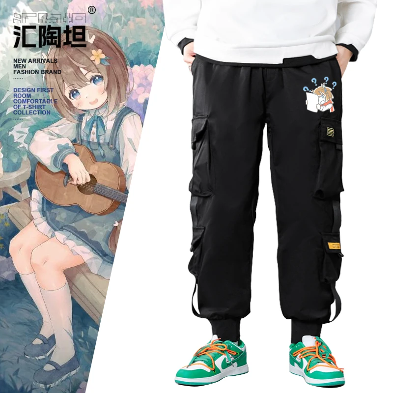 Faionable Workwear Pants Virtual Broaast Anime Songstr Autumn Winter Long Trousers Youthful Vitali Sle Casual Wear