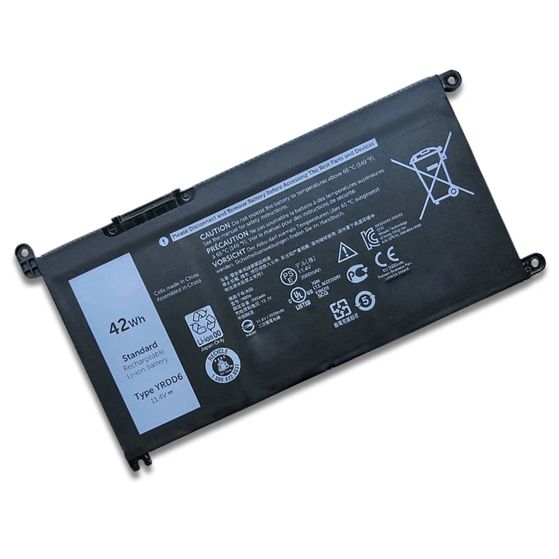 Imagem -02 - Ugb Nova Bateria Yrdd6 para Dell Inspiron 3582 3593 5480 54915593 Latitude 3310 2-em1 Vostro 3491 5481 5581 5490 5590 0vm732