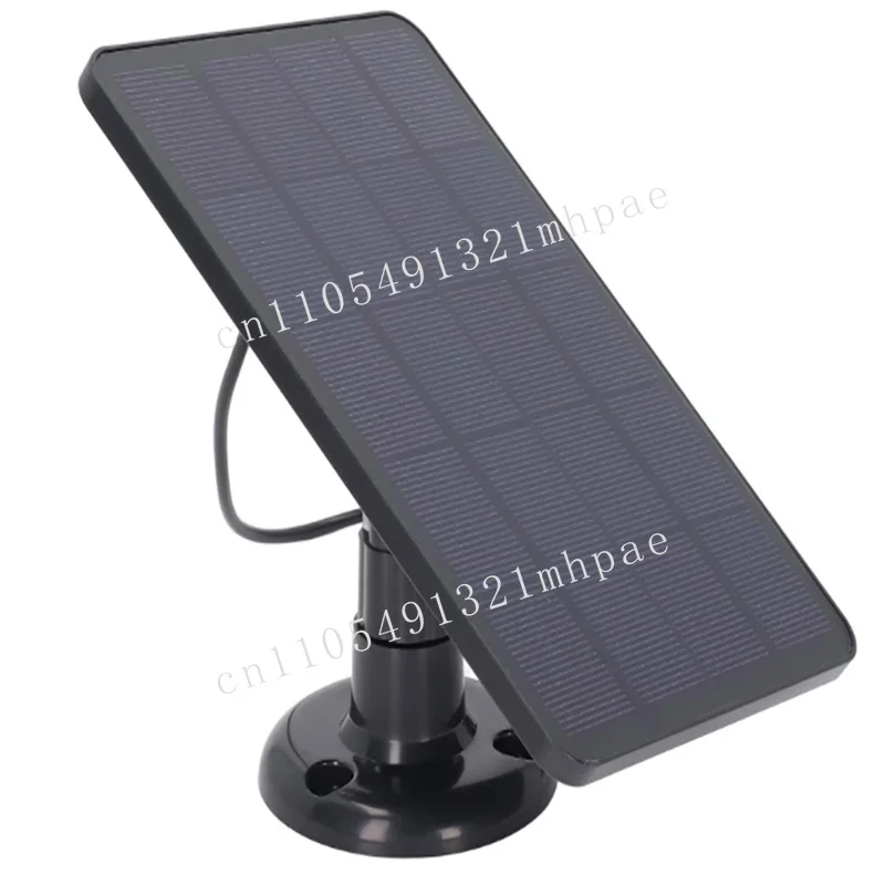 

10W mono solar panel, suitable for outdoor off-grid surveillance cameras, installed USB micro-C adjustable wall-mounted