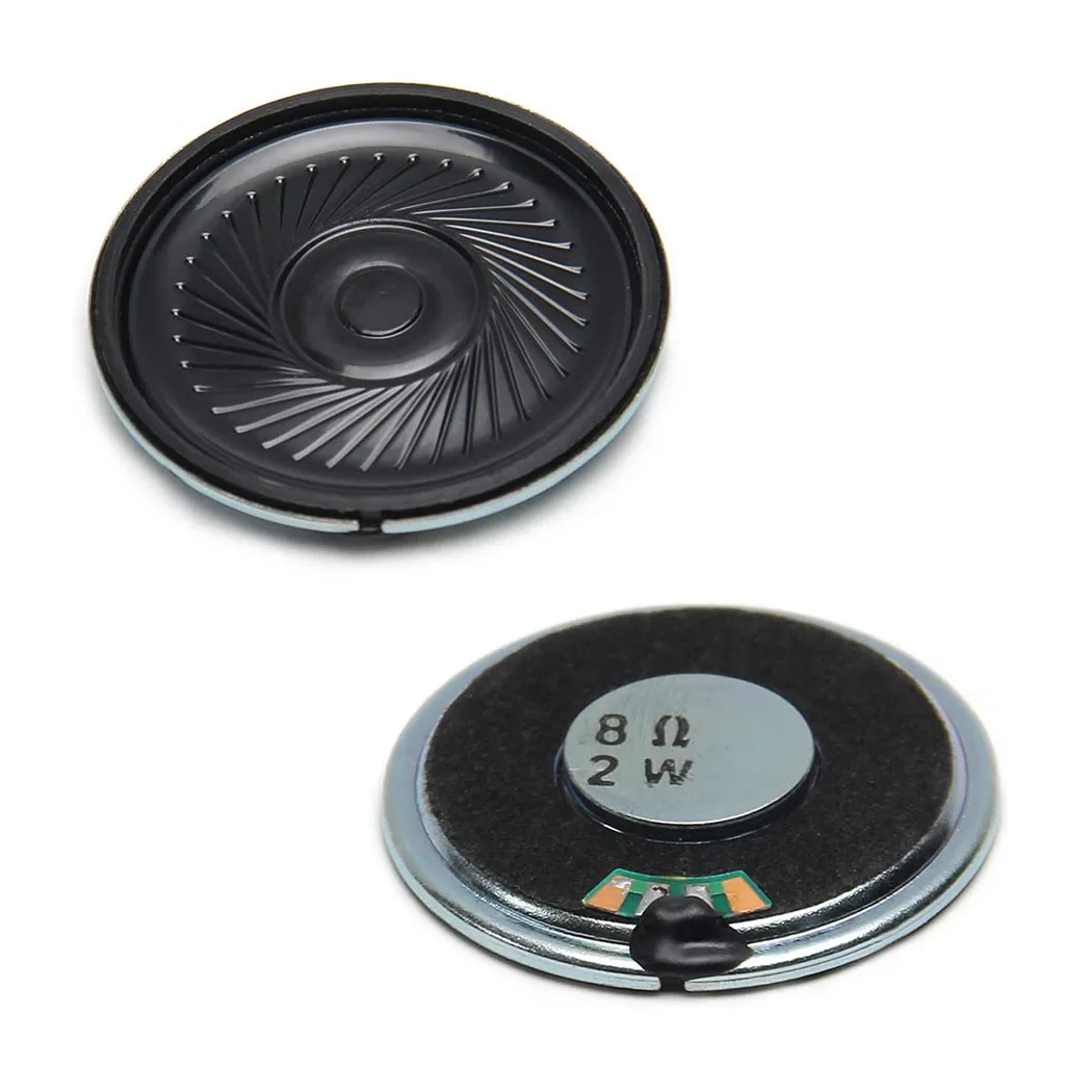 5PCS 2W 8R Speaker Mini Ultra-thin Horn Speaker Diameter 40MM 4CM, 2 Watt 8 Ohm Loudspeaker for Arduino